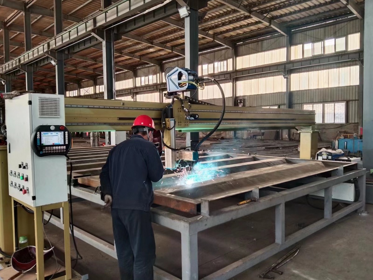 corrugated plate welding 