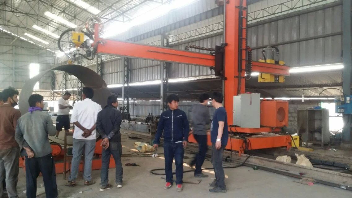 welding boom column